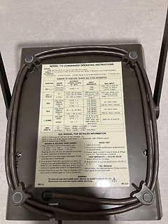 Bedienungsanleitung eines Model 175 Kondensators
