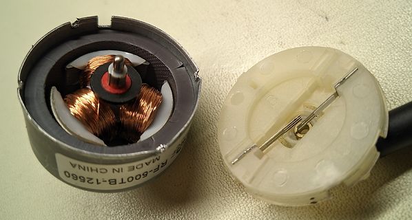 Zerlegter bürstenloser Gleichstrommotor