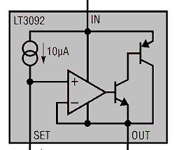 Schaltplan des LT3092 ICs
