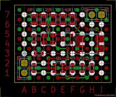 PCB-Layout einer Leiterplatte