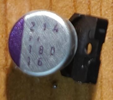 Nahaufnahme eines elektronischen Bauteils