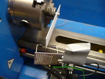 Mikrocontroller auf einer Drehmaschine