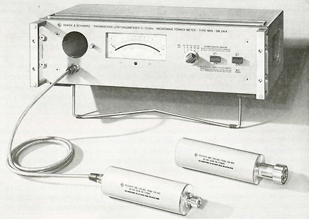 Rohde & Schwarz Mikrowellen-Leistungsmesser NRS 2414 mit Sensoren