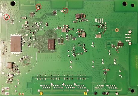Leiterplatte mit elektronischen Bauteilen