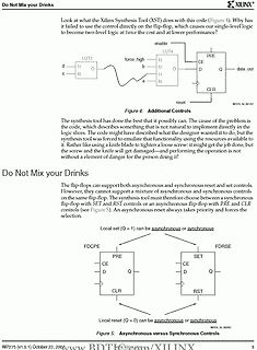 Technische Dokumentation zu asynchronen und synchronen Resets