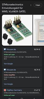 Google Suchergebnisse für STMicroelectronics VL6180X-SATEL