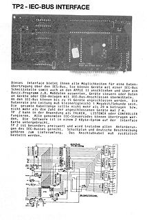 IEC-BUS Interface Leiterplatte mit Schaltplan