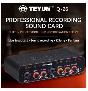 Produktwerbung für TEYUN Q-26 Soundkarte
