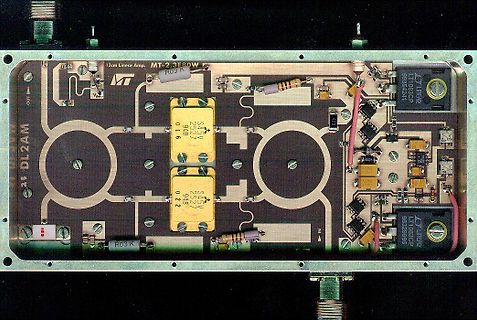 Innenansicht eines 13cm Linear Amplifiers