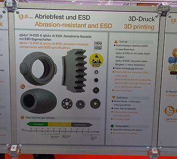 Werbeplakat für iglus 3D-Druckmaterial