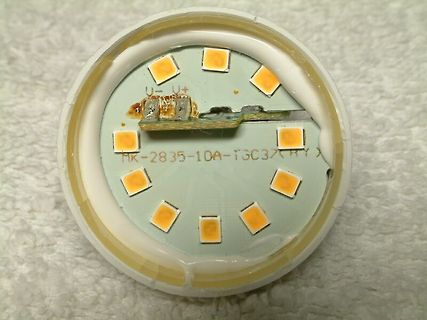 LED-Platine mit Beschriftung und SMD-LEDs
