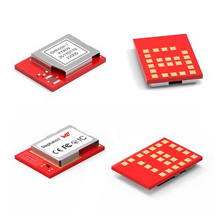 CAD-Darstellung eines Mikrocontroller-Moduls