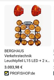 Berghaus Leuchtpfeil L15 LED mit Zubehör