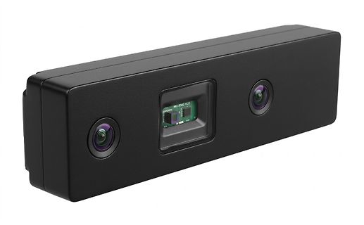 Kameraeinheit mit zwei Linsen und Sensor