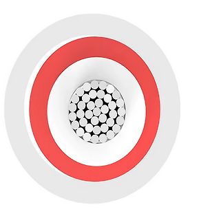 Grafisches Logo oder Symbol mit konzentrischen Kreisen