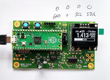 Raspberry Pi Pico SDR Board mit Display