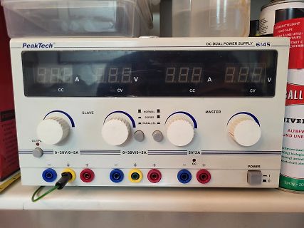 PeakTech DC Dual Power Supply Netzteil