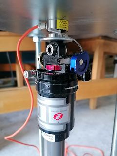Detailaufnahme eines Linearmotors oder Aktuators