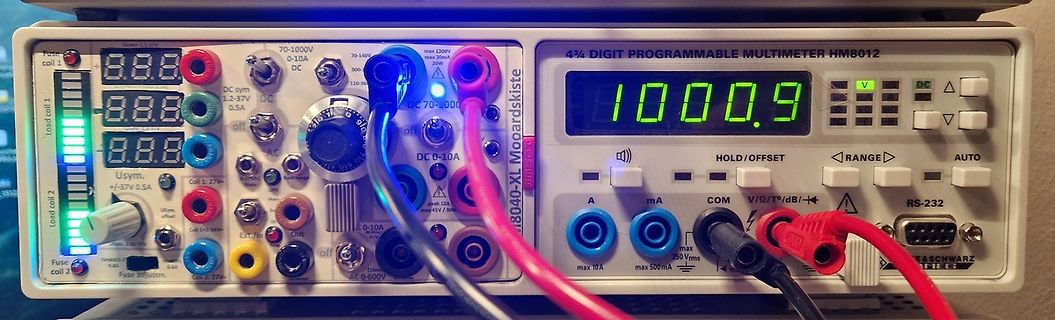 Programmierbares Multimeter HM8012 mit Messleitungen