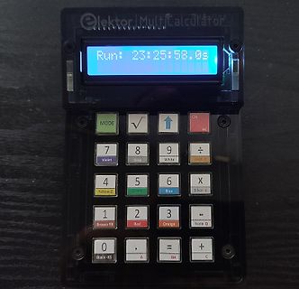 Elektor MultiCalculator mit Displayanzeige
