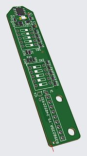 3D-CAD-Modell einer Leiterplatte