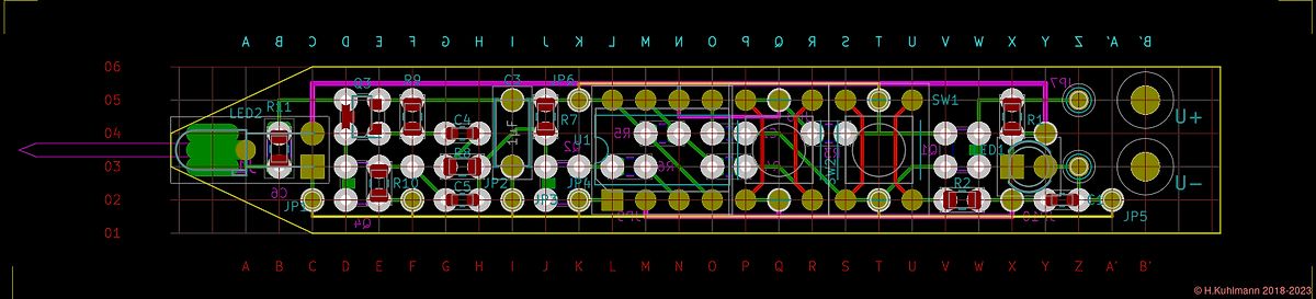 PCB-Layout einer Leiterplatte