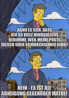 Meme mit Simpsons-Figur und deutschem Text