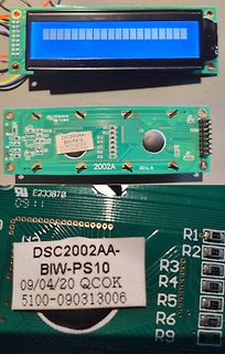 LCD Display Modul und Leiterplatte