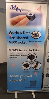 Werbebanner für MIS Technologies MLCC und MEMS Sensor Sockets