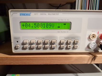 PREMA 5017 Digital Multimeter Messwert Anzeige