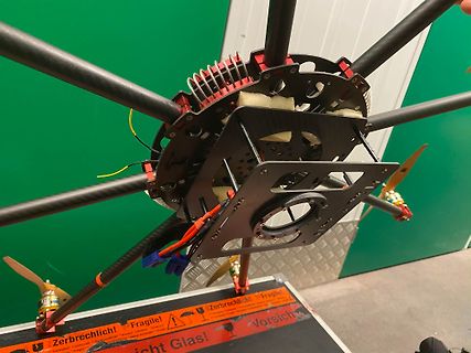 Aufbau eines Multirotor-Drohnen-Rahmens