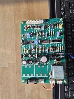 Leiterplatte mit elektronischen Bauteilen