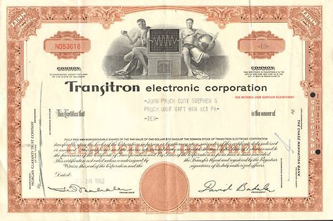 Aktie der Transitron electronic corporation