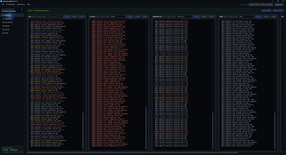 Log-Daten eines Mikrocontrollers oder Systems