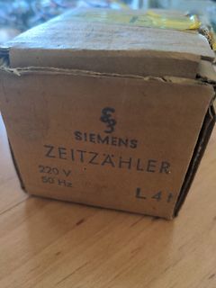 Siemens Zeitzähler Verpackung