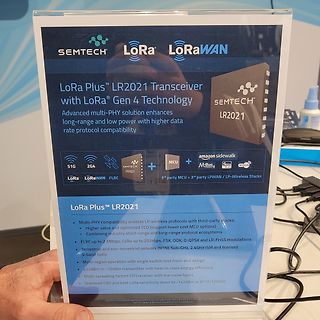Werbeaufsteller für Semtech LR2021 Transceiver