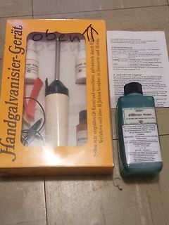 Verpackung eines Handgalvanisier-Geräts