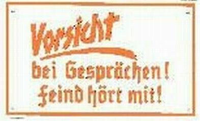 Warnschild mit Text