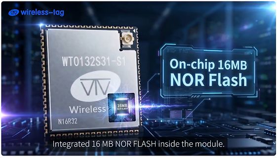 Produktvisualisierung eines Wireless-Tag Moduls mit integriertem Flash-Speicher