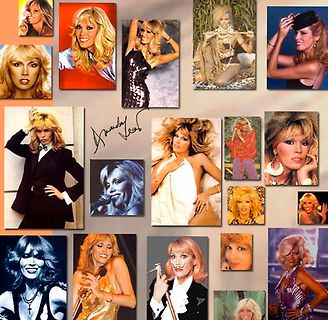 Collage verschiedener Porträtfotos einer Frau