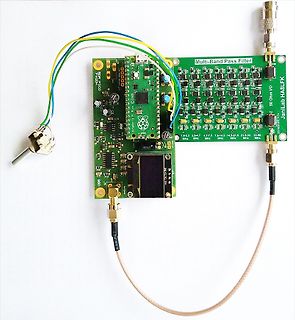 Aufbau mit Raspberry Pi und Multi-Band Pass Filter
