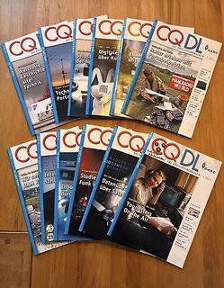 Mehrere Ausgaben des CQ DL Amateurfunkmagazins