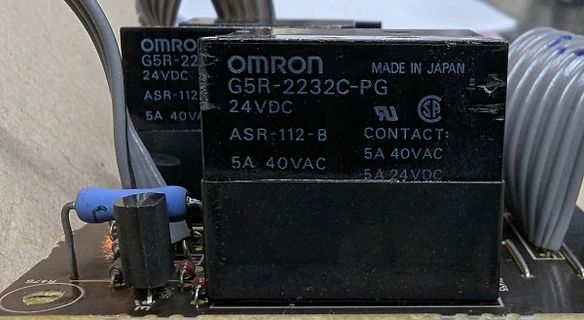 Omron Relais auf Leiterplatte
