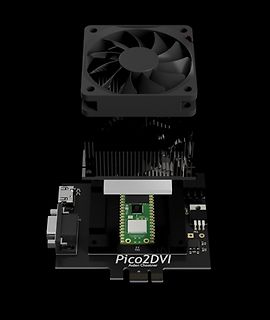 Pico2DVI Adapter mit Lüfter