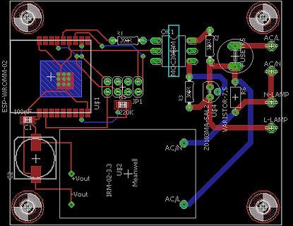 PCB-Layout einer Leiterplatte