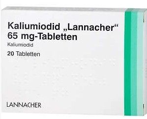 Verpackung von Kaliumiodid Tabletten