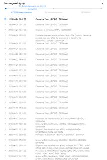 Sendungsverfolgung DHL Paketstatus