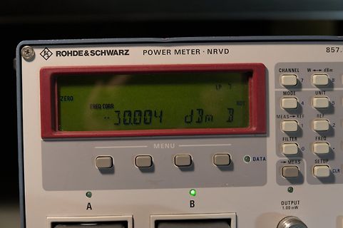 Rohde & Schwarz Leistungsmesser mit Display