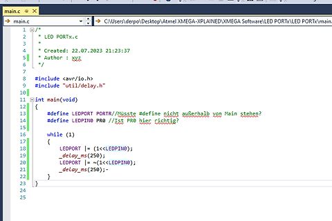 C-Quellcode für AVR-Mikrocontroller