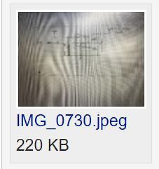 Abfotografierter Bildschirm mit Schaltplanzeichnung